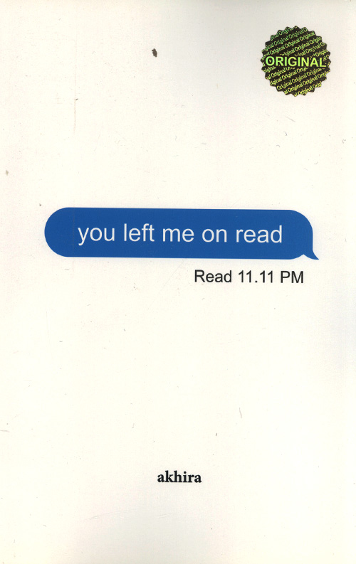 you left me on read you left me on read